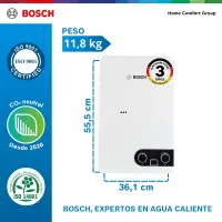 Calentador a gas natural 10L Bosch Therm 1400 F — foto 8