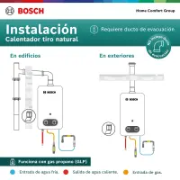 Calentador a gas propano 10L Bosch Therm 2200 — foto 14