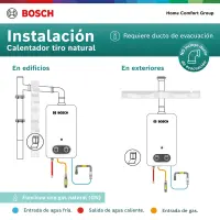Calentador a gas natural 10L Bosch Therm 2200 — foto 14