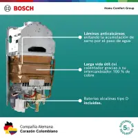 Calentador a gas natural 10L Bosch Therm 2200 — foto 7