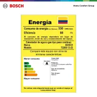 Calentador a gas natural 13L Bosch Therm 2200 — foto 11