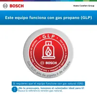 Calentador a gas propano 14L Bosch Therm 2400 — foto 14