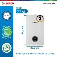 Calentador a gas propano 8L Bosch Therm 2400 — foto 7