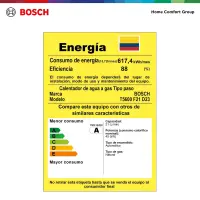 Calentador a gas natural 21L Bosch Therm 5600 F — foto 10