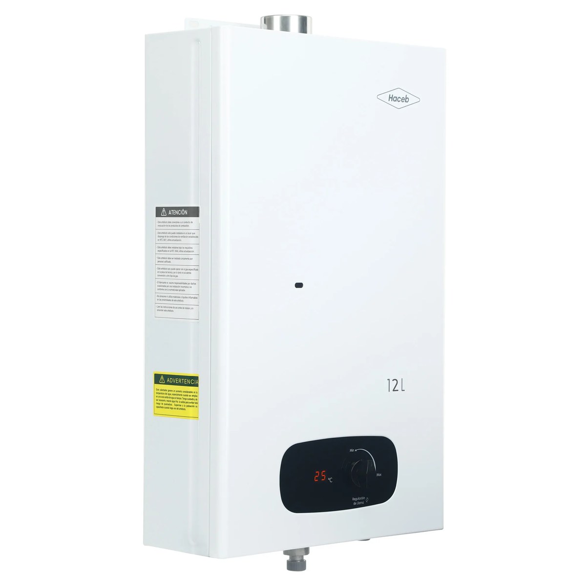 Calentador a gas natural 12L Haceb Bambú
