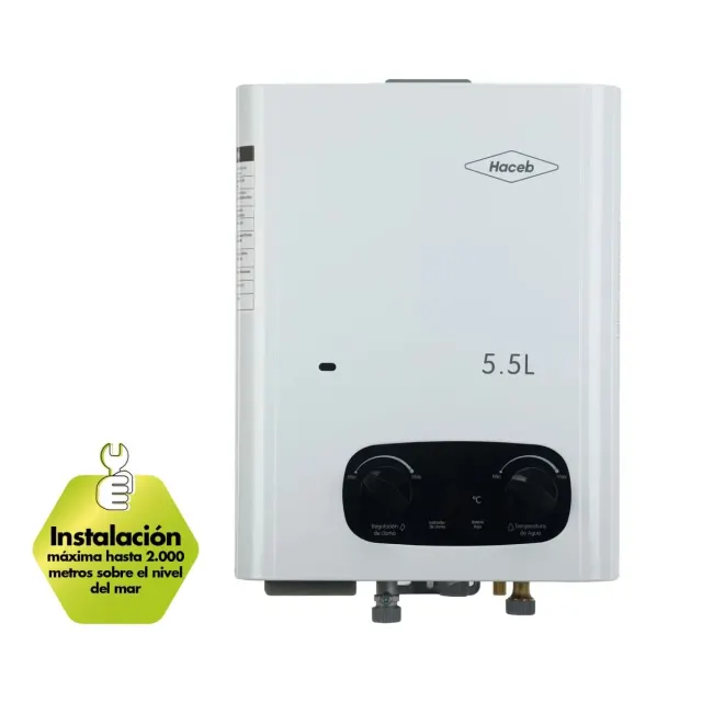 Calentador a gas natural 5.5L Haceb Bambú — foto 1