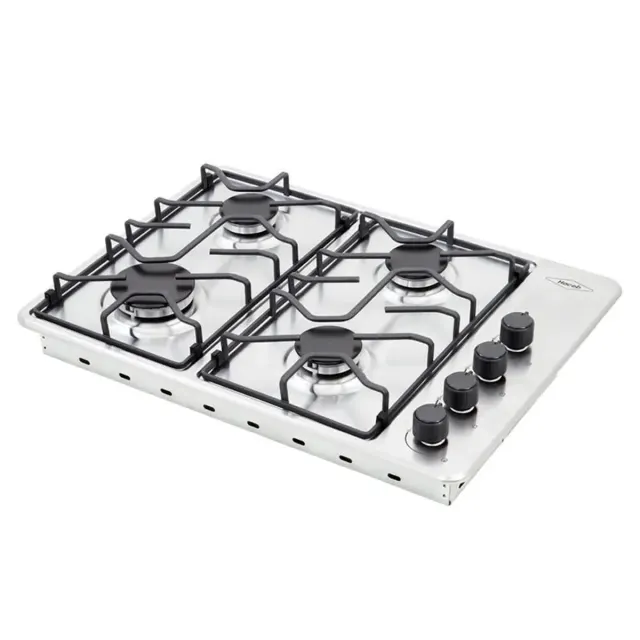 Cubierta de empotrar a gas natural 60×43 cm Inox Haceb Tofu — foto 1