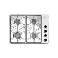 Cubierta de empotrar a gas natural 60×43 cm Inox Haceb Tofu — foto 2