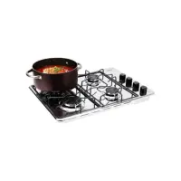Cubierta de empotrar a gas natural 60×43 cm Inox Haceb Tofu — foto 4