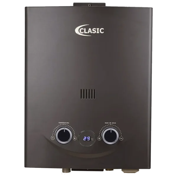 Calentador De Agua 5.5 Litros Tiro Natural Color Negro CLASIC